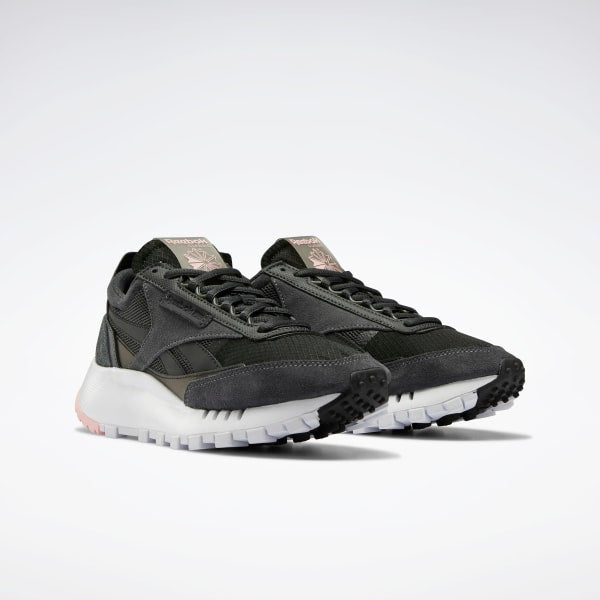 Reebok Classic Black/Pink "Leather Legacy"