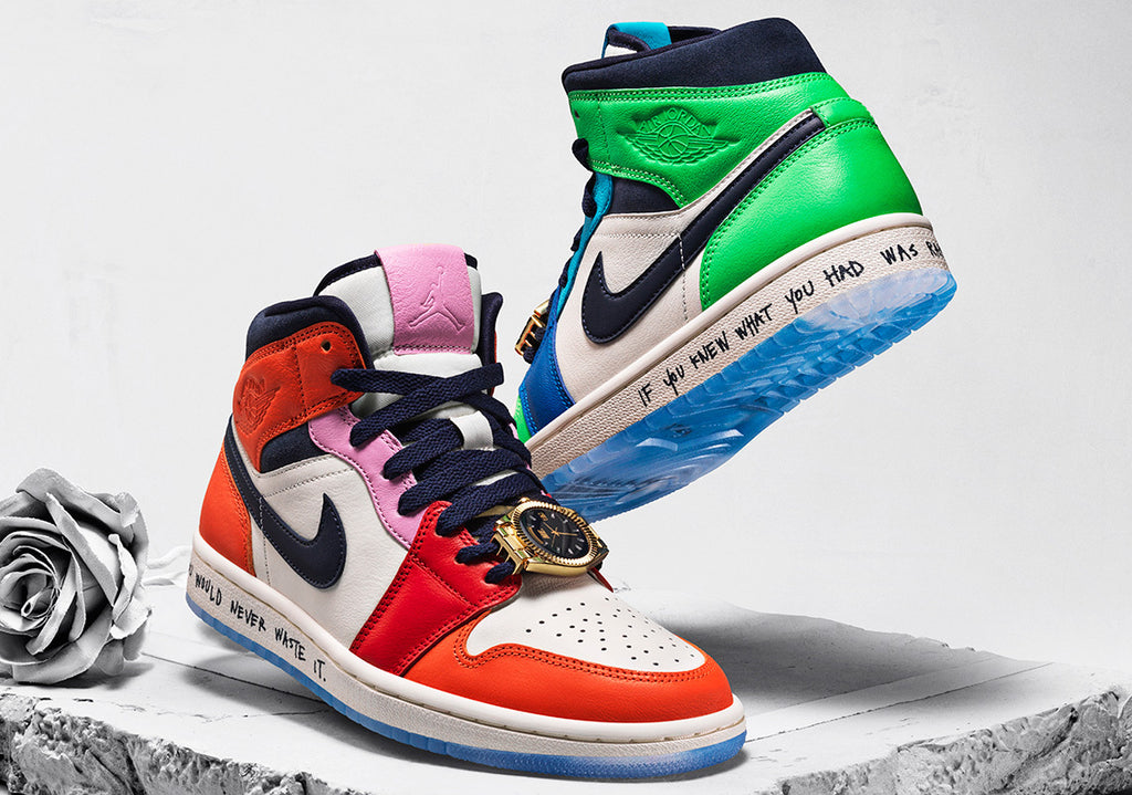 Air Jordan 1 Mid "Fearless" by Melody Ehsani