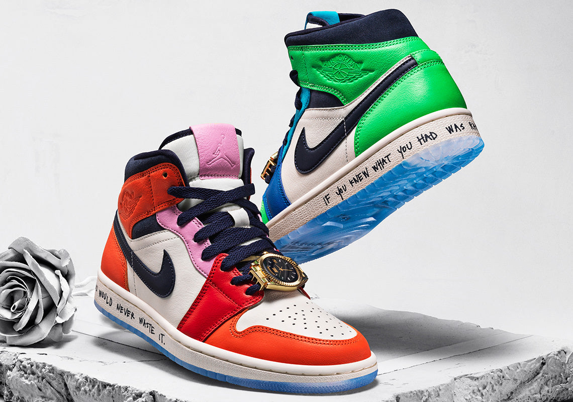 Air Jordan 1 Mid "Fearless" by Melody Ehsani
