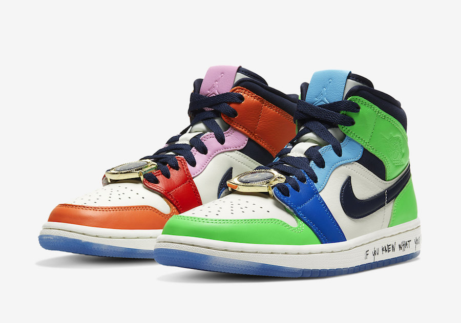 Air Jordan 1 Mid "Fearless" by Melody Ehsani