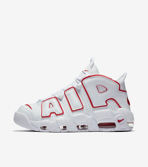 Nike Air More Uptempo 96 White Varsity Red