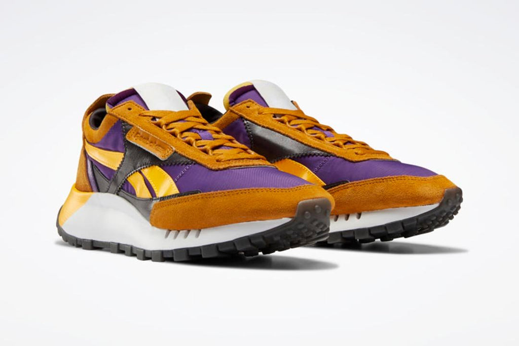 Reebok Classic Leather Legacy "Rich Ochre Regal Purple Midnight Shadow"
