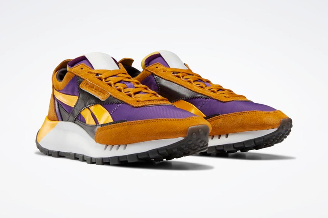 Reebok Classic Leather Legacy "Rich Ochre Regal Purple Midnight Shadow"