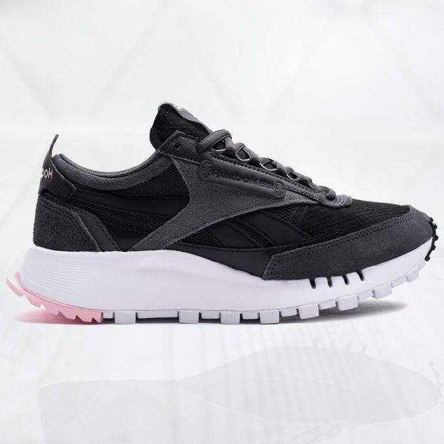 Reebok Classic Black/Pink "Leather Legacy"